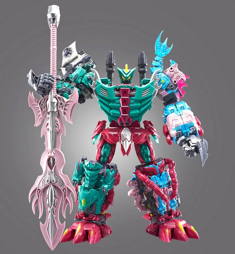 TDavid Poseidon 7.5 Ancopropriété P001-006 Sous-marin elin Fit Ensemble Complet de 6 Réimpressions Action Figure Transforming Toy