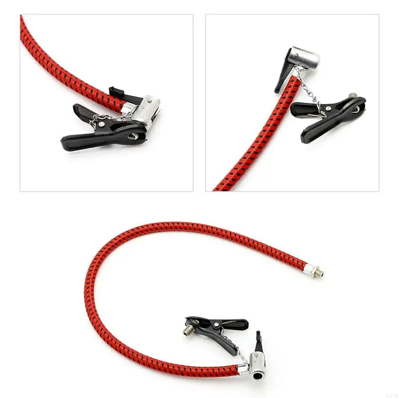 

Y51D Bike Tyre Tire Hand Air Inflator Replacement Hose Tube Rubber Tool