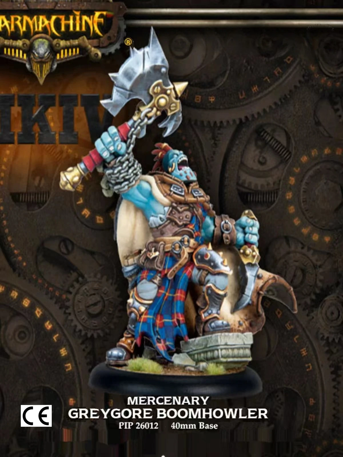 Modellbausatz Resin-Bausatz 28453 Warmachine MKIV Greygore Boomhowler Solo