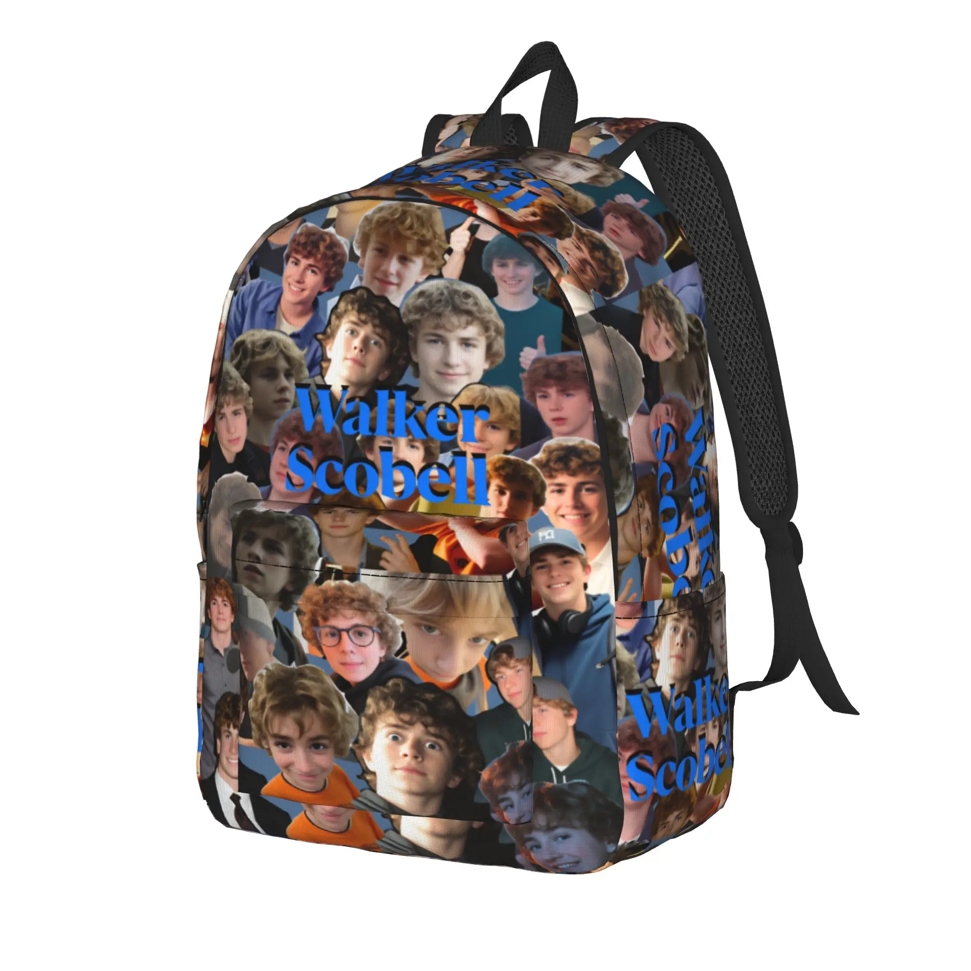 Walker Scobell (Smile) Mask USA Actor Backpack Boy Girl  Breathable Backpacks Casual School Bags Daily Colorful Rucksack