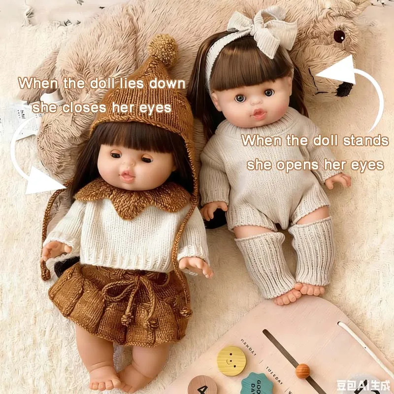 Bambola Reborn da 34 cm (13,39 pollici), Bambola in Vinile Neonata, Bambole Reborn Realistiche, Bambola in Vinile Morbido, Regalo per Principesse