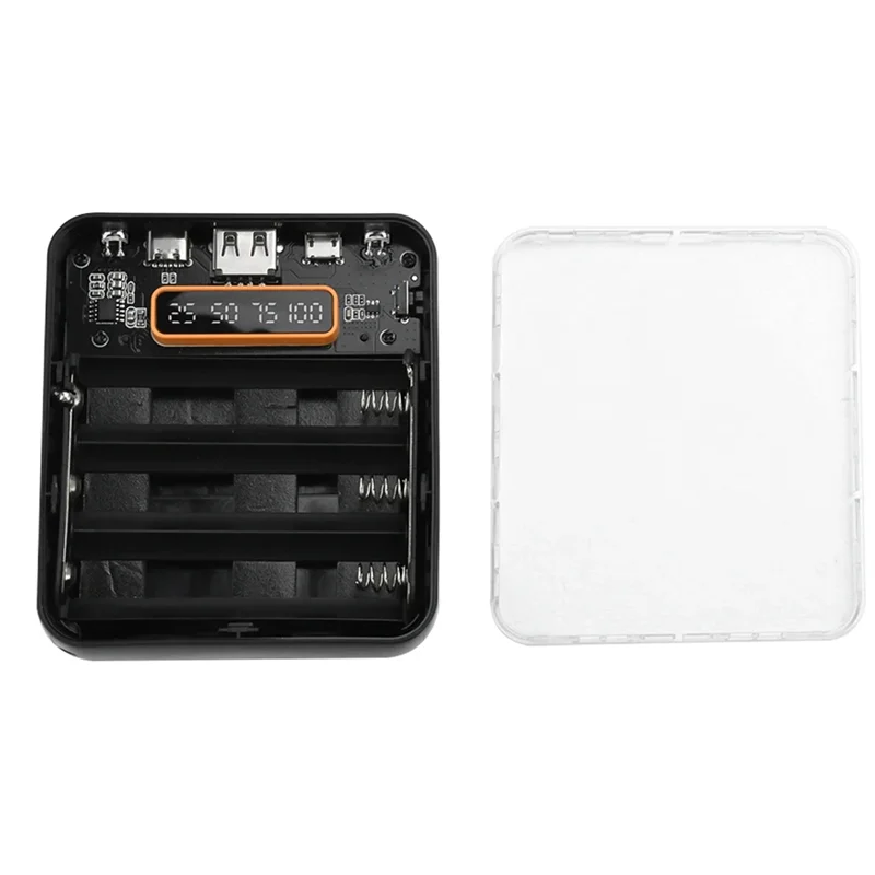 CJSD-Mobile Power Case 18650 Charging Case 5V2A Fast Charging LED Digital Display Electricity Indicator With Flashlight Function
