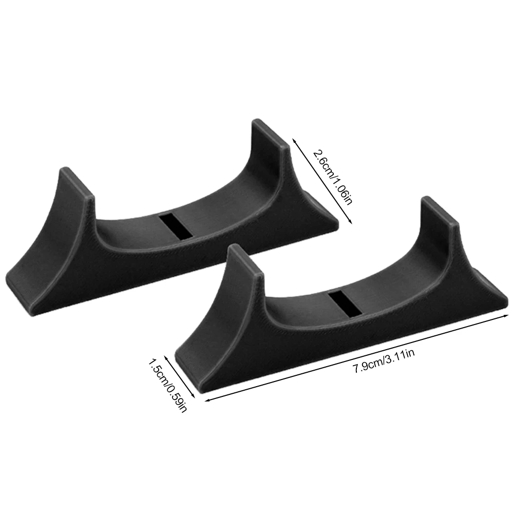 قاعدة تبريد أفقية، دعامة حامل موفرة للمساحة مع حامل تبريد بفتحات تهوية لوحدة تحكم الألعاب WII U