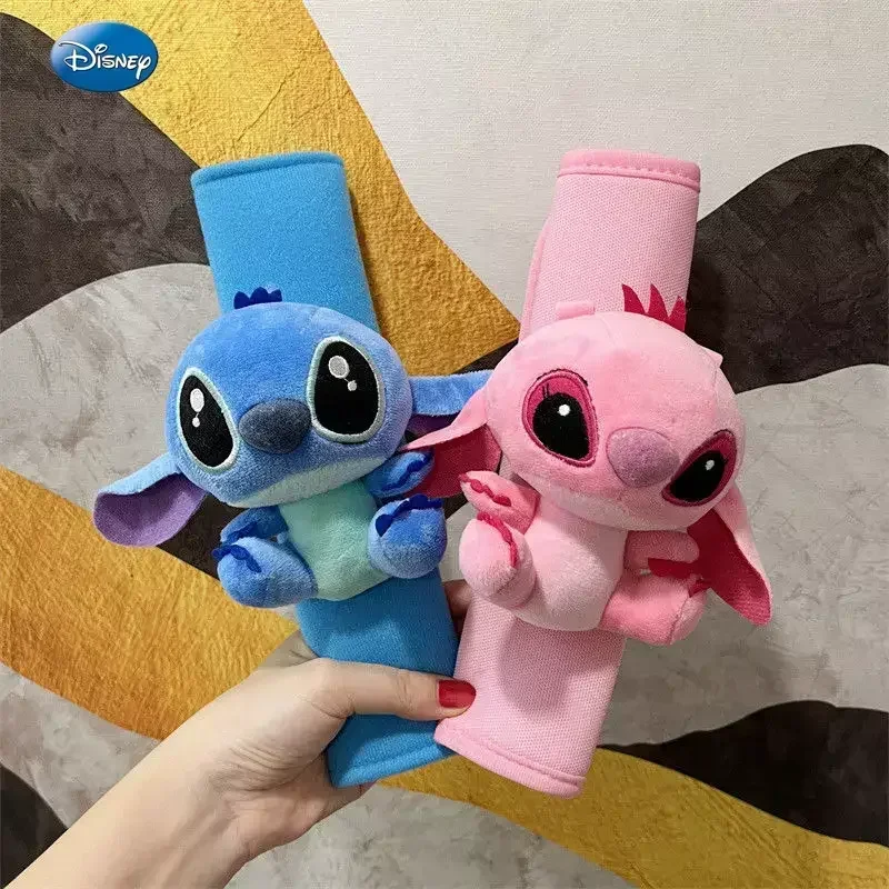 

Disney Car Interior Car Seat Belt Shoulder Cover Cute Cartoon Universal Protective Cover pink car accessories