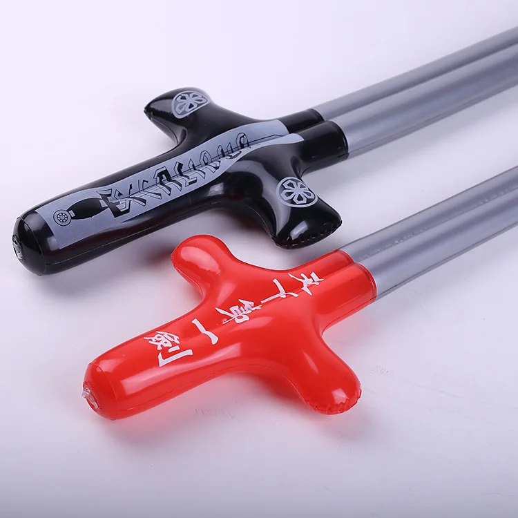 10PCS  Inflatable sword, PVC sword, inflatable world's first sword, evening stage sword, children's inflatable toy