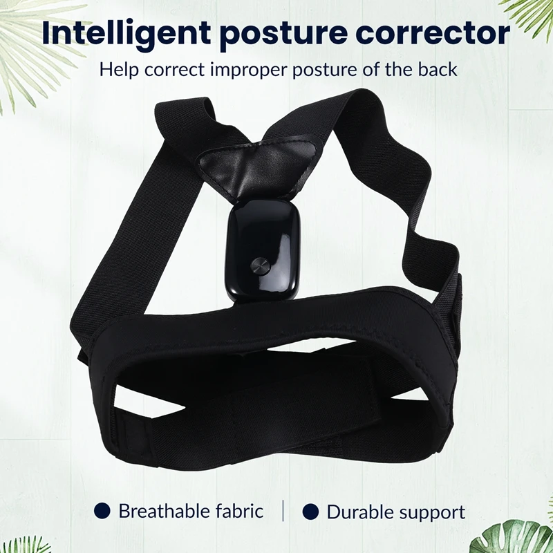 Baag-corretor de postura inteligente-suporte traseiro ajustável para alinhamento de coluna e ombro, treinador inteligente de clavícula