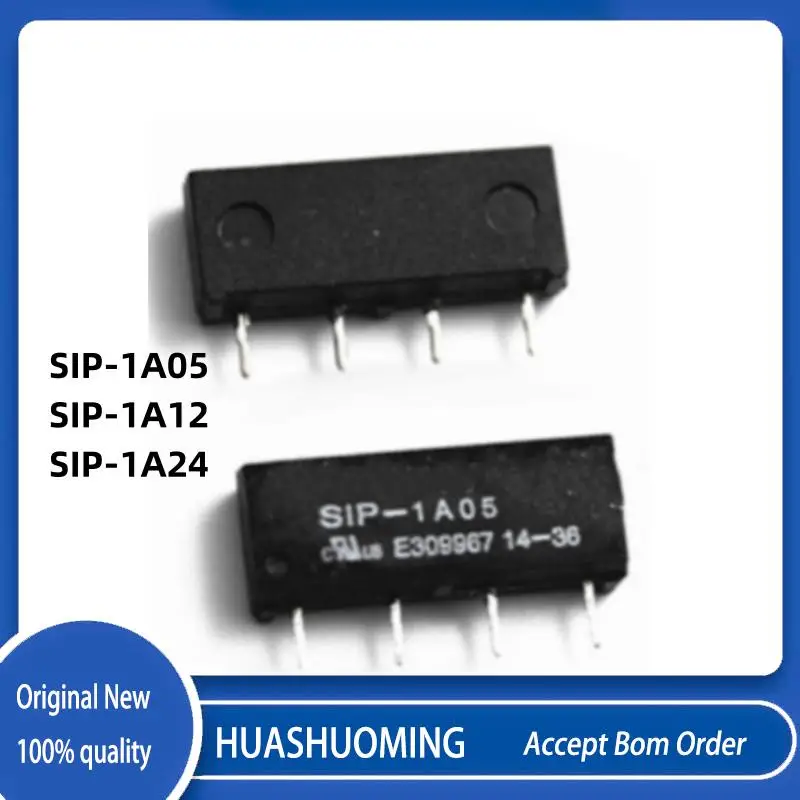 NEW 10PCS/LoT   SIP-1A05 SIP-1A12 SIP-1A24  SIP 1A24 SIP1A12 5V/12/24VD 1A 4PIN