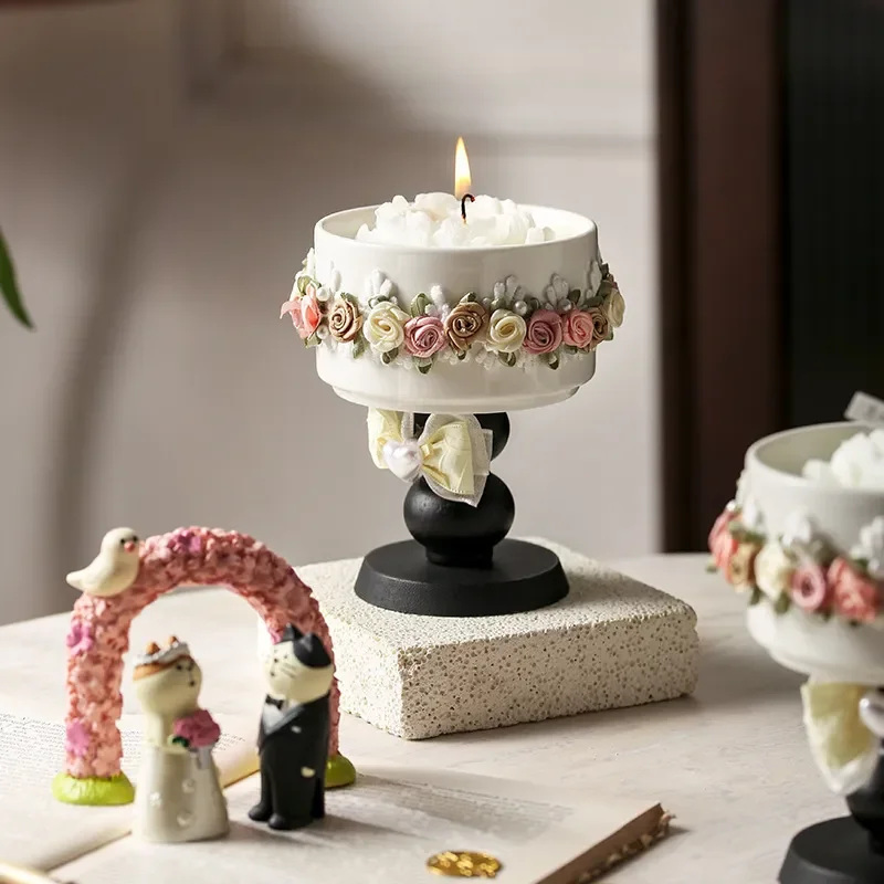 for Scented Candle Cover Decorative Ornament Cross Border Fragrance Hotel Bedroom Household Loose Fragrance Souvenir Gift Box