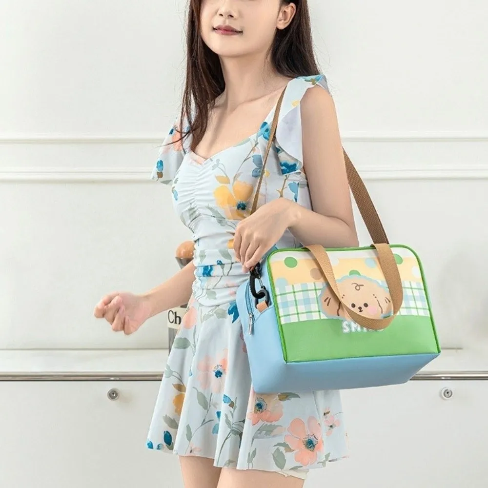 

Dry Wet Separation Hand-held Swimming Bag Large Capacity Waterproof Crossbody Fitness Bag Portable Animal Pattern