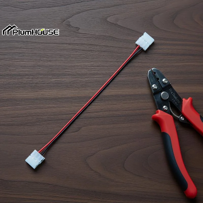 10Pcs 2 Pin Male Female Connector Wire Harness Heat Resistant Insulation Tinned Copper Terminals For LED Strip DIY Projects
