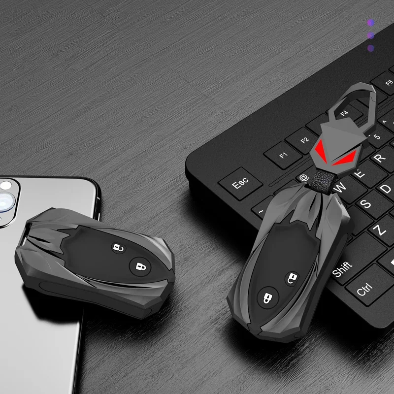 

Alloy Car Key Fob Case Cover For Honda CRV Fit Shuttle Fried Freed Spike StepWGN RG1 Spada CRZ Shell Holder Keychain Protector