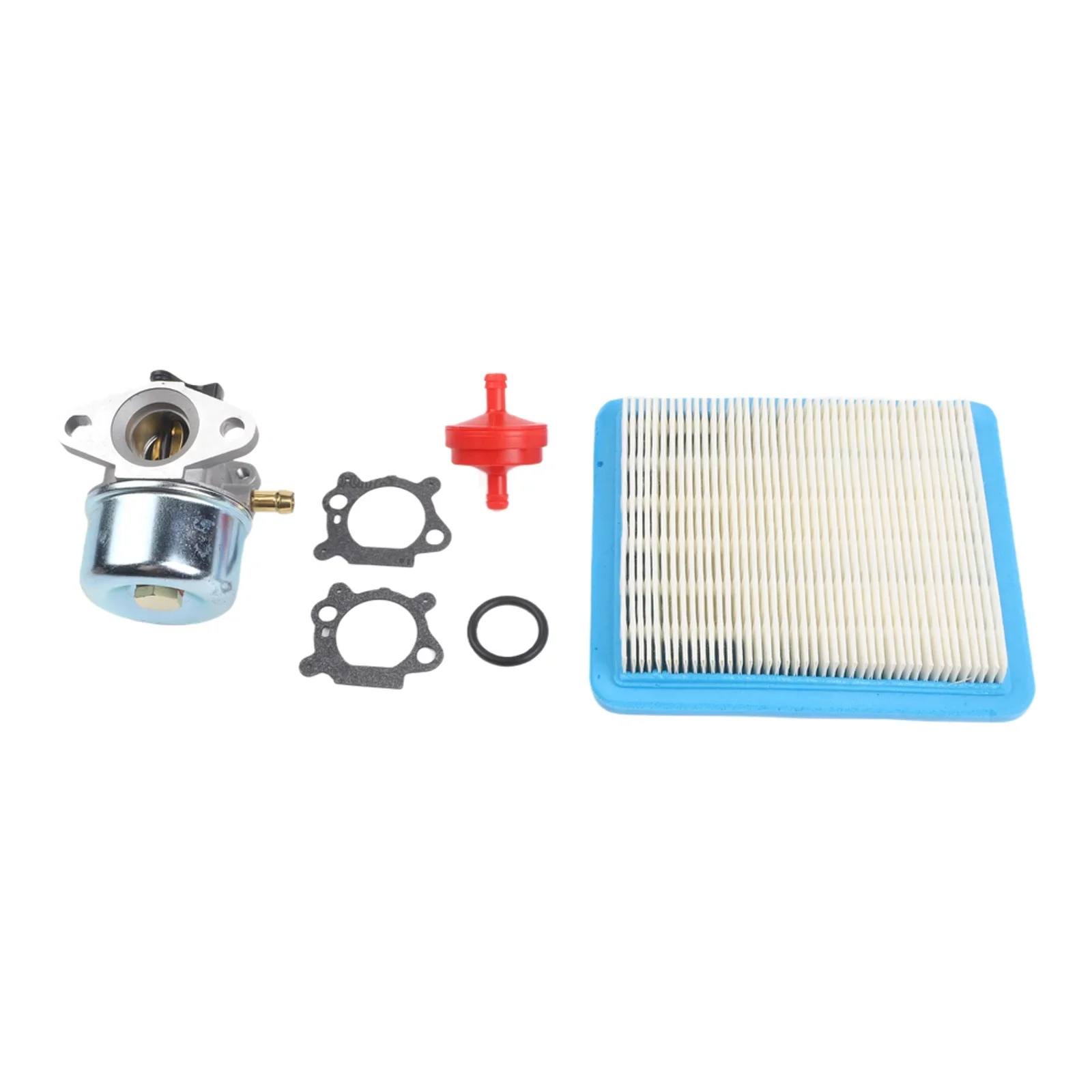 Complete Metal Carburetor Replacement Kit for Lawn Mowers with Gaskets and Filters Compatible with Model 14111 498170