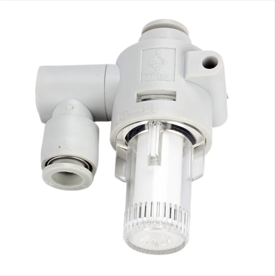 Pneumatic Quick-Connect Air Tube Vacuum Filters ZFB100-04/06B ZFB200-06/08B 2