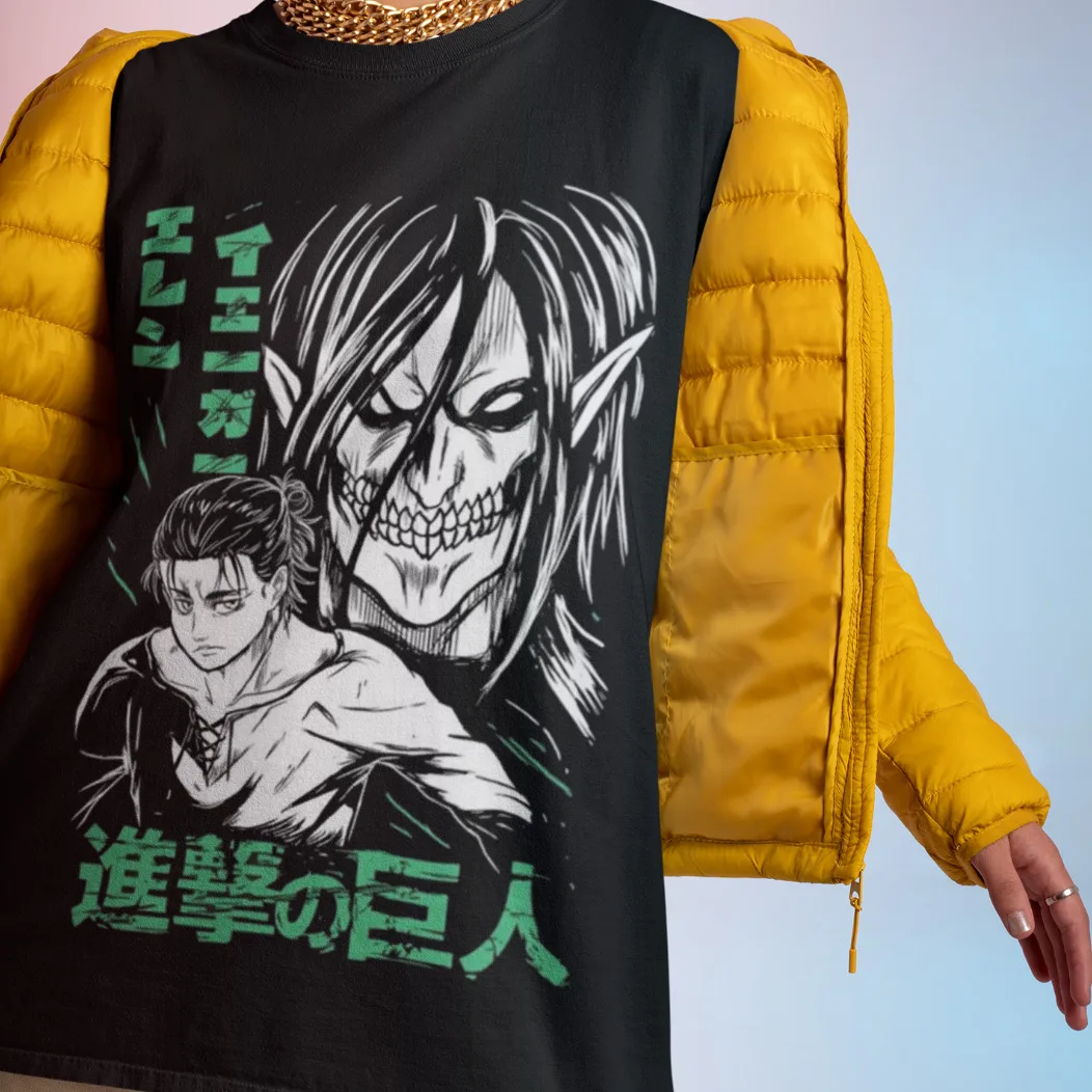 Attack on Titan Eren Final Shingeki No Kyojin Anime AOT Tshirt T-Shirt Tee Sizes