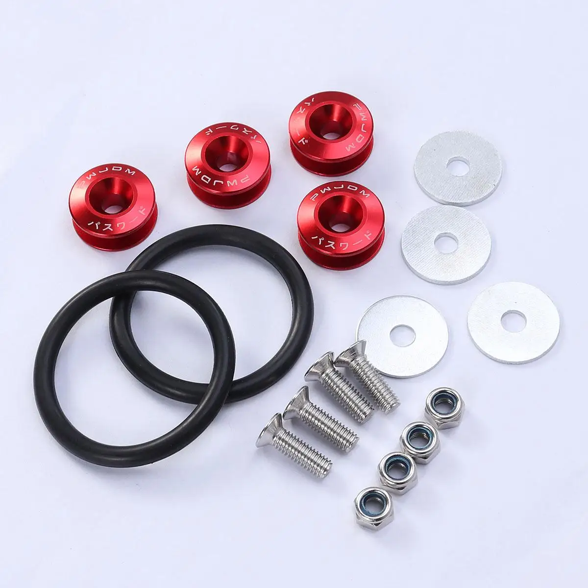 

Quick Release Fasteners Car Vehicle Bumper Fixing Buckle Kit Rear Trunk Hatch Lids Frequent Removal Off Road Use