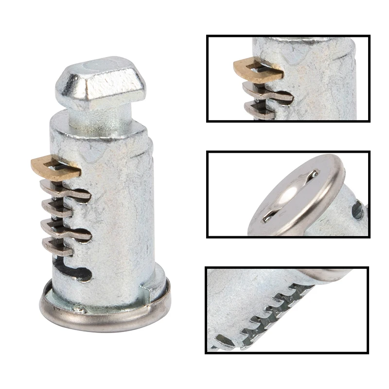 Universal Roof Rack Lock Cores Cylinder Kit With Keys Car Luggage Rack Anti-theft Lock Core Parts For Roof Cargo System