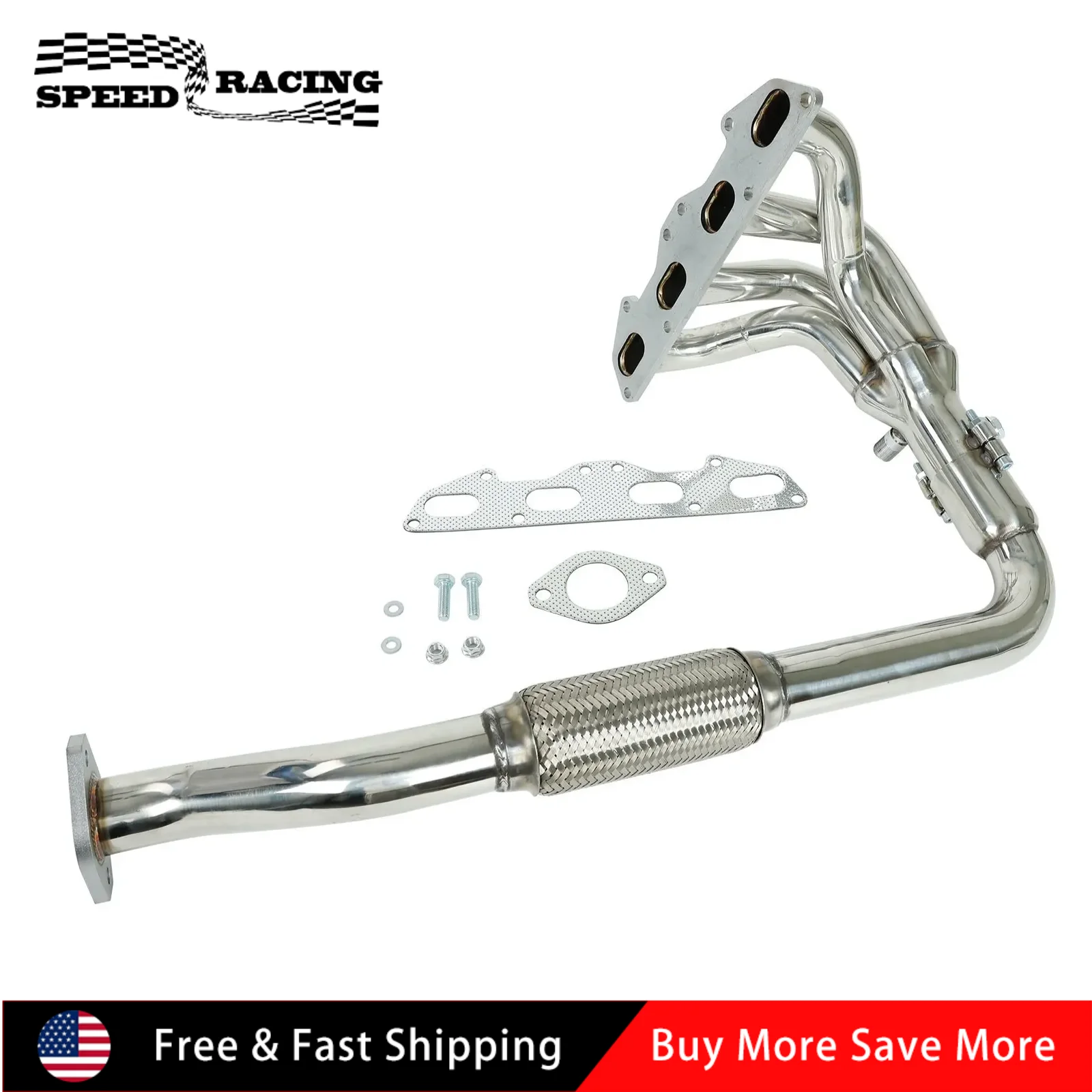 

Stainless Auto Exhaust Headers For Eagle Talon Mitsubishi Eclipse 1995-1999 420A Non Turbo 2.0L