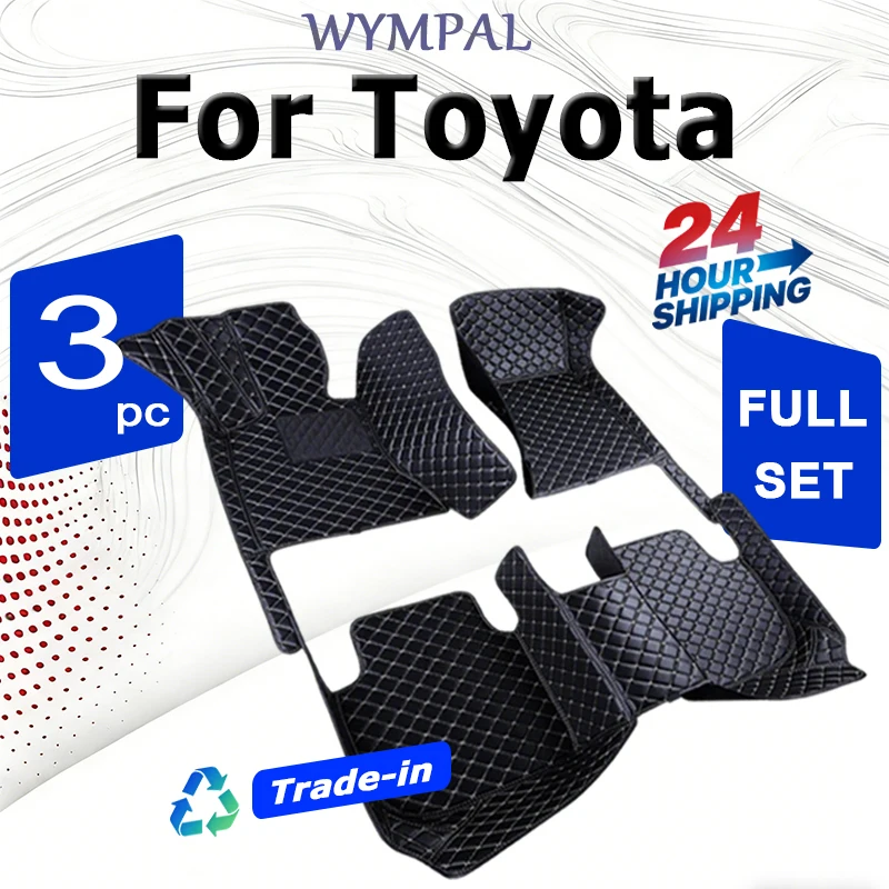 

Luxury Car Floor Mat For Toyota Corolla Camry Prado RAV4 Previa Camry Hybrid CHR Hybrid CHR Accessories interior pads