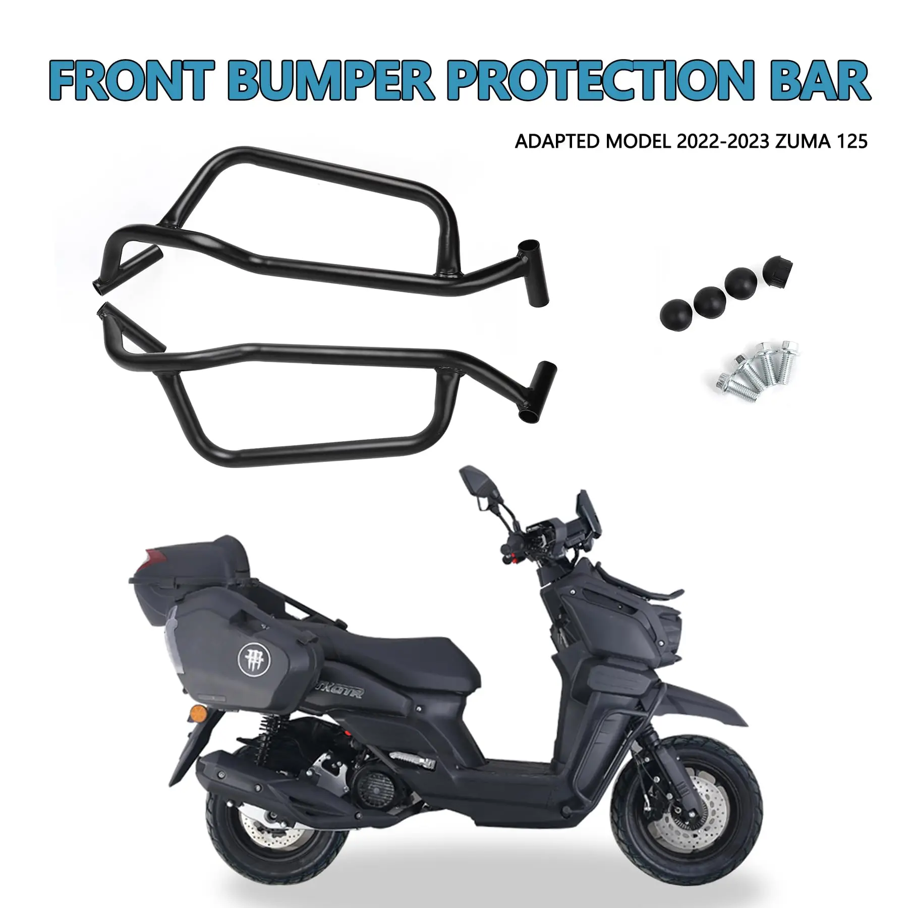 دراجة نارية الحديد الإطار الحرس تحطم بار حامي الملحقات الإطار الحرس تحطم بار صالح ل 2022 2023 ياماها زوما 125