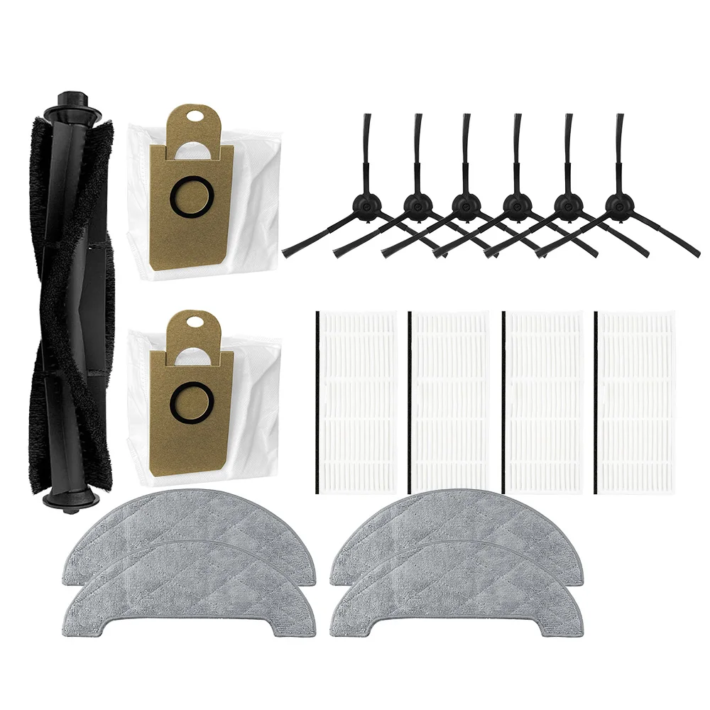 Sikat Utama Filter Kantong Debu untuk XIAOMI VIOMI S9 untuk Proscenic M7 Pro M7 MAX M8 untuk Uoni V980MAX HONITURE Q6 untuk Kyvol Cybovac S31