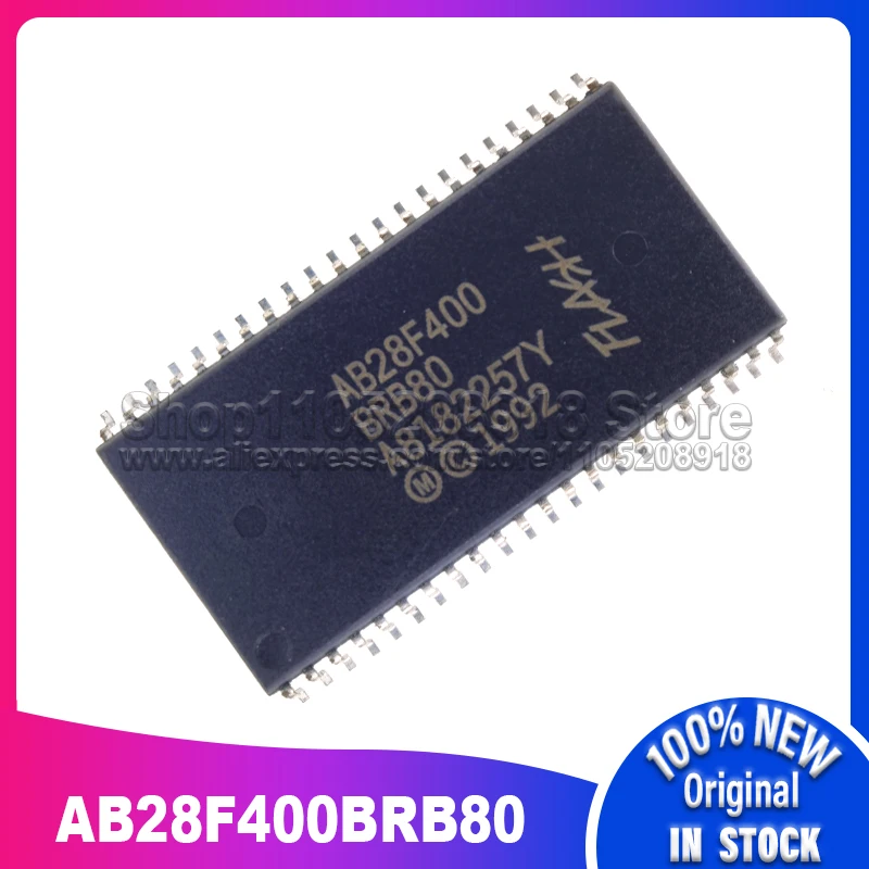 1 ~ 10 قطعة/الوحدة AB28F400BRB80 AB28F400 B28F400BRB80 TSOP44 الأسهم الأصلية الجديدة #2