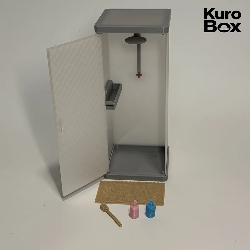 

New 1:12 Mini Shower Room Miniature Set With Accessories For Figma 1/12 Scale Action Figures Bathroom Scene Shooting Prop Decor