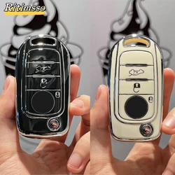 3 Buttons Soft TPU  Key Case Cover for Fiat Cronos Egea 500X Toro Tipo for Dodge Neon Keyless Fob Shell Skin Holder Protector