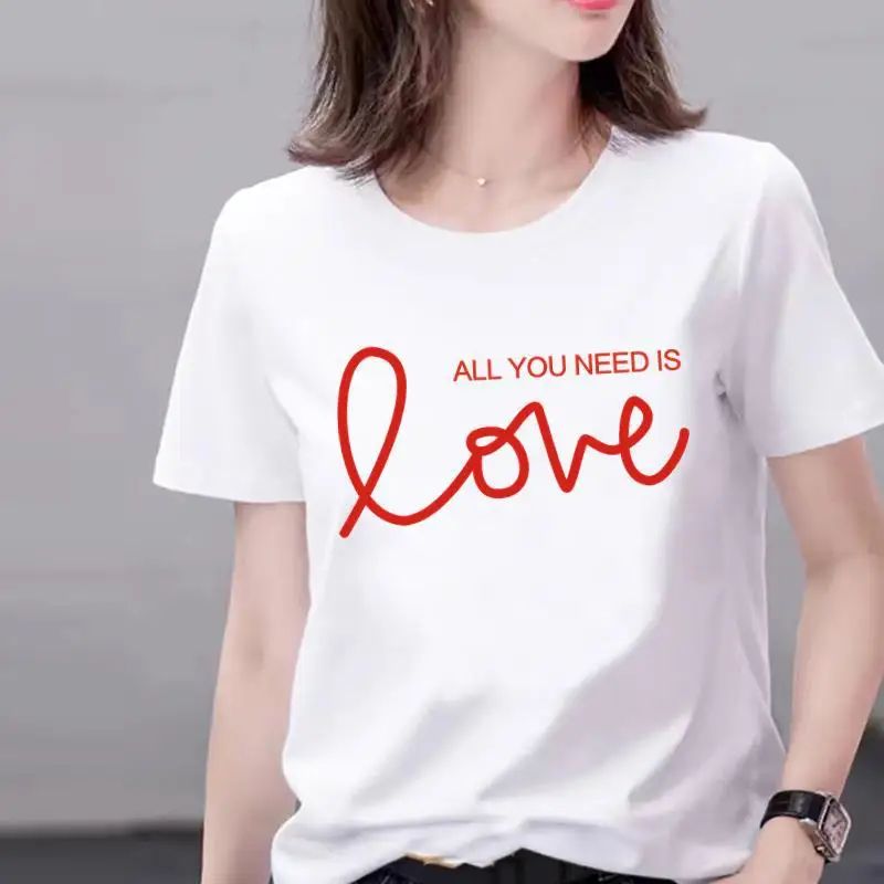 

Популярные буквы в стиле Instagram, простой круглый вырез, милые женские модные футболки с короткими рукавами и принтом, топы