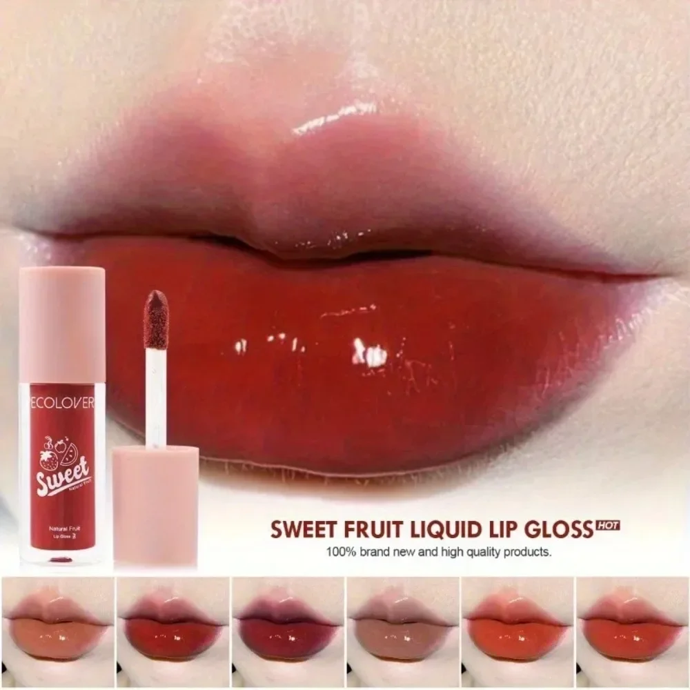 Moisturizing Lip Liquid Lipstick Mirror Lip Gloss Water Light Glass Long Lasting Non-stick Cup Tint Makeup Cosmetics