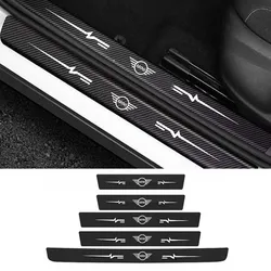 Car Door Sill Protector Strips Rear Trunk Stickers for Mini COOPER R50 R52 R53 R55 R56 F54 F55 F56 Countryman Paceman Clubman