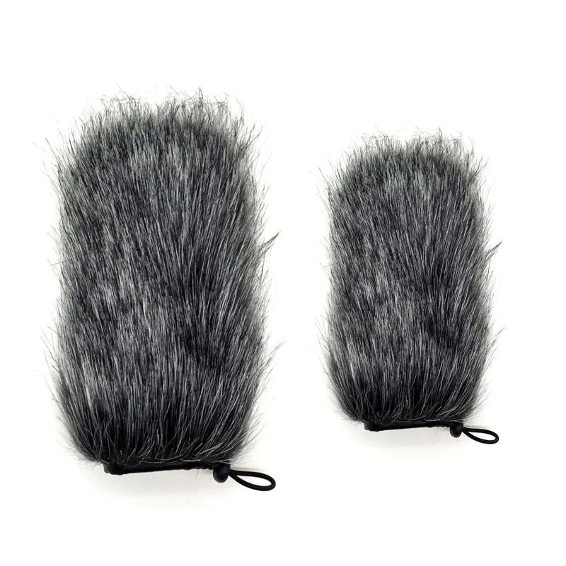 090f Furry Winking Wind Muff Microphone En pare-brise Couverture en mousse pour micro