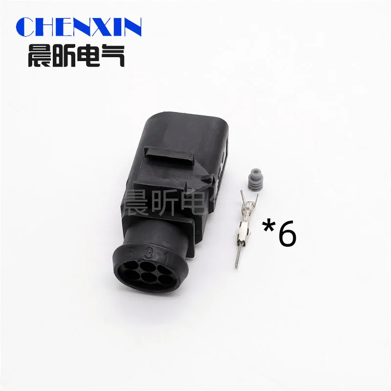 car accessory 6 Pin 1.5mm 3B0973813 1J0973713 Auto Temp Sensor Plug Waterproof Electrical Wire Connector For Car Truck
