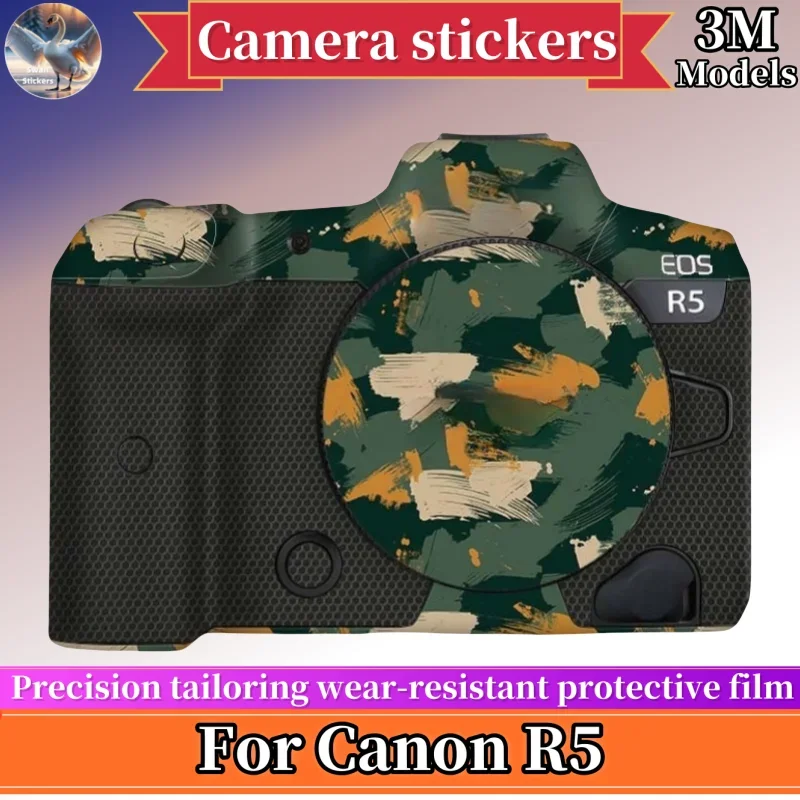 R5 skins For Canon R5 Camera stickers，protective film , Precision tailoring wear-resistan