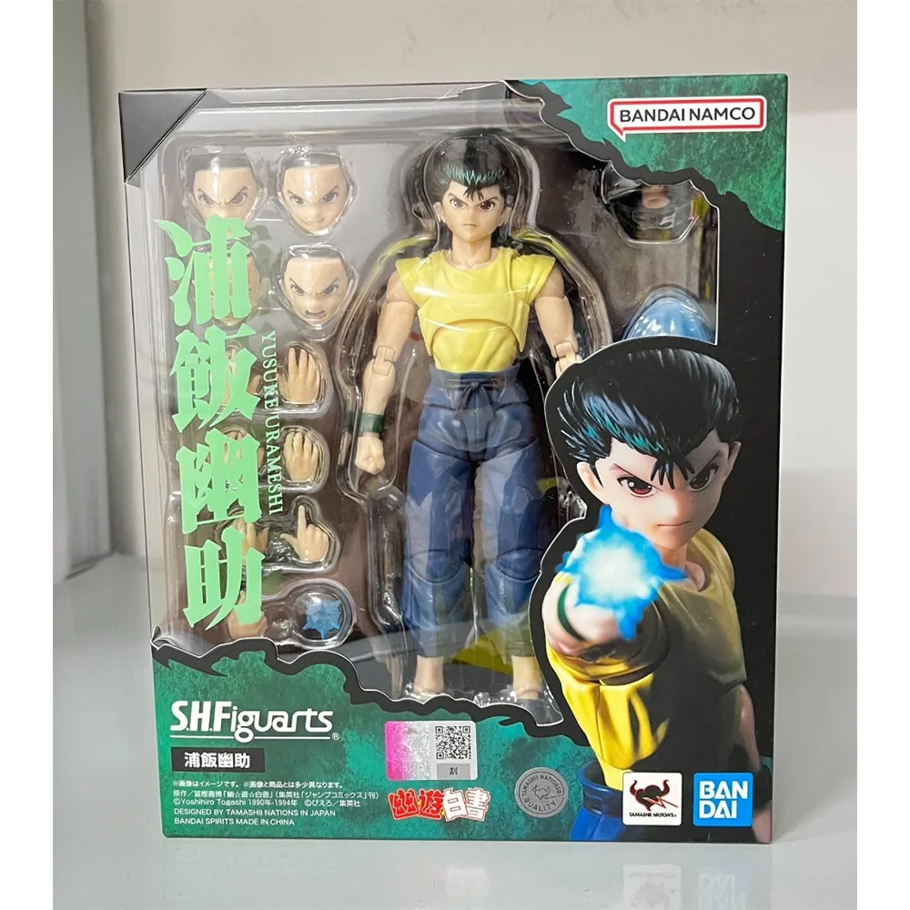 In Stock Original Bandai Shfiguarts Yusuke Urameshi Figure Action Anime Yuyu Hakusho Model Boxed Toys Gift Genuine
