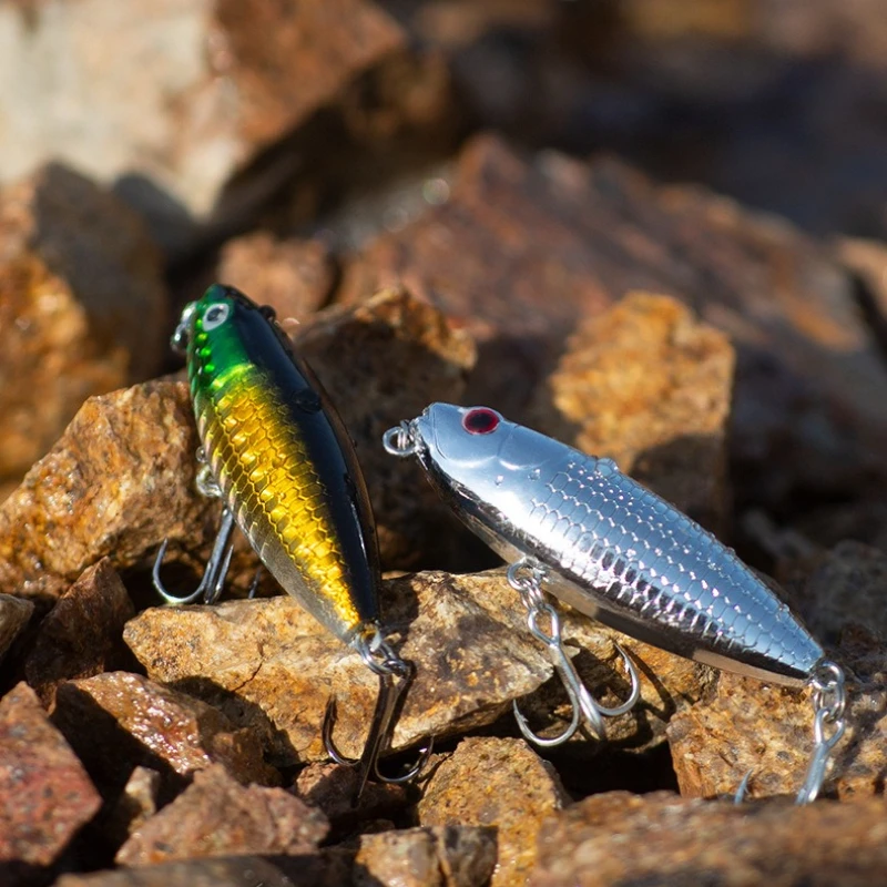 1Pc 6.2cm 5.7g Pencil Minnow Fishing Lure Floating Dog Walki