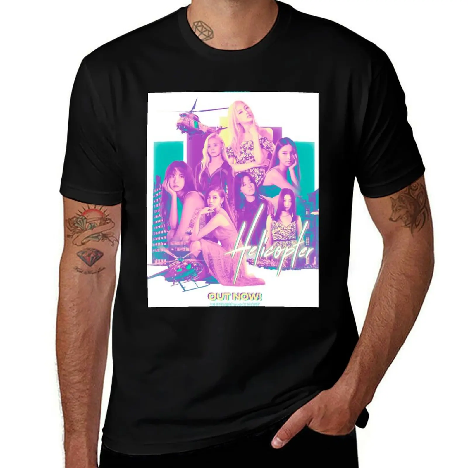 

CLC 'Helicopter' POSTER T-Shirt t shirts for man pack white mens graphic t shirts T-Shirt