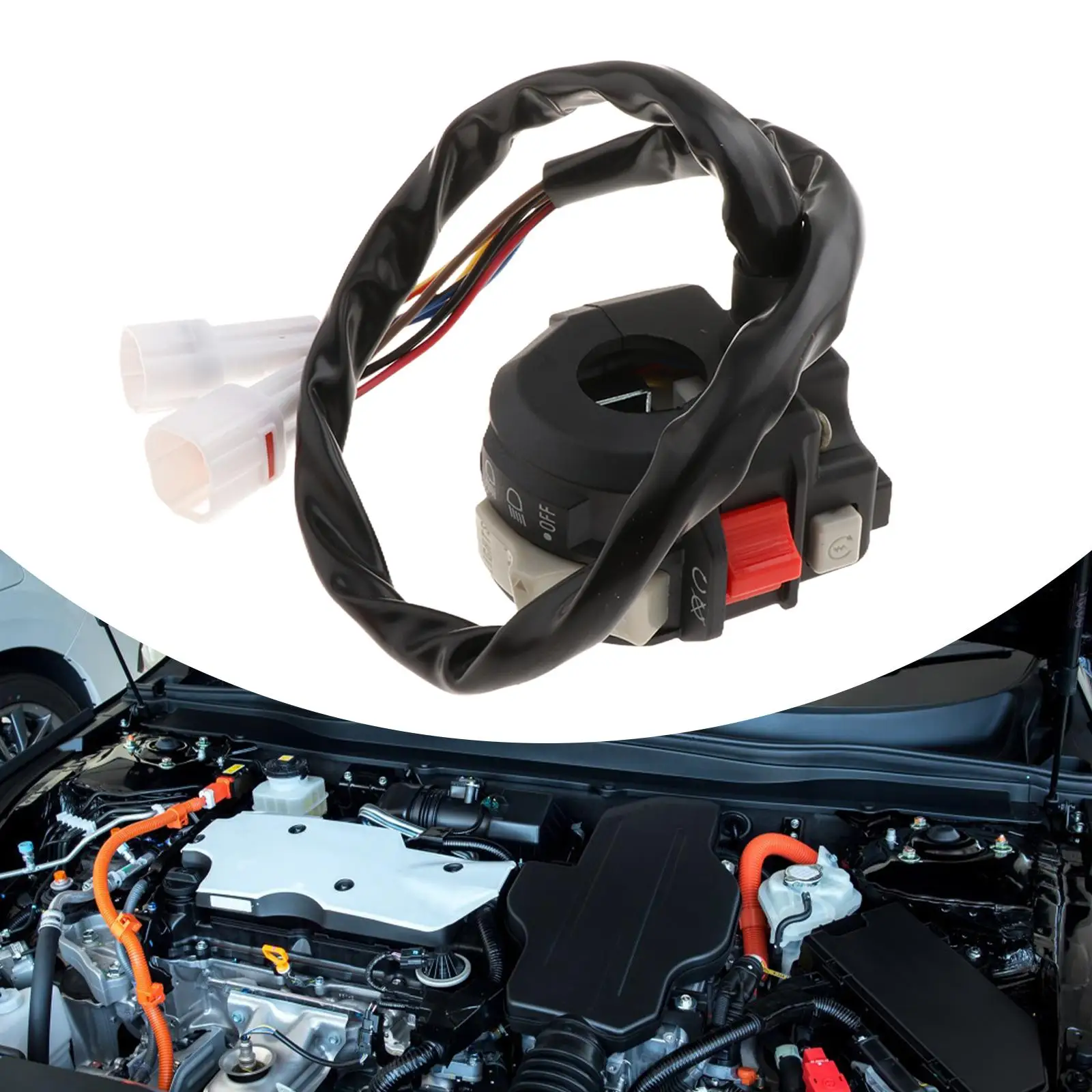 Left Handlebar Kill Off Headlight Light Switch for Yamaha Kodiak Raptor YFM700 YFZ450R ATV Accessories