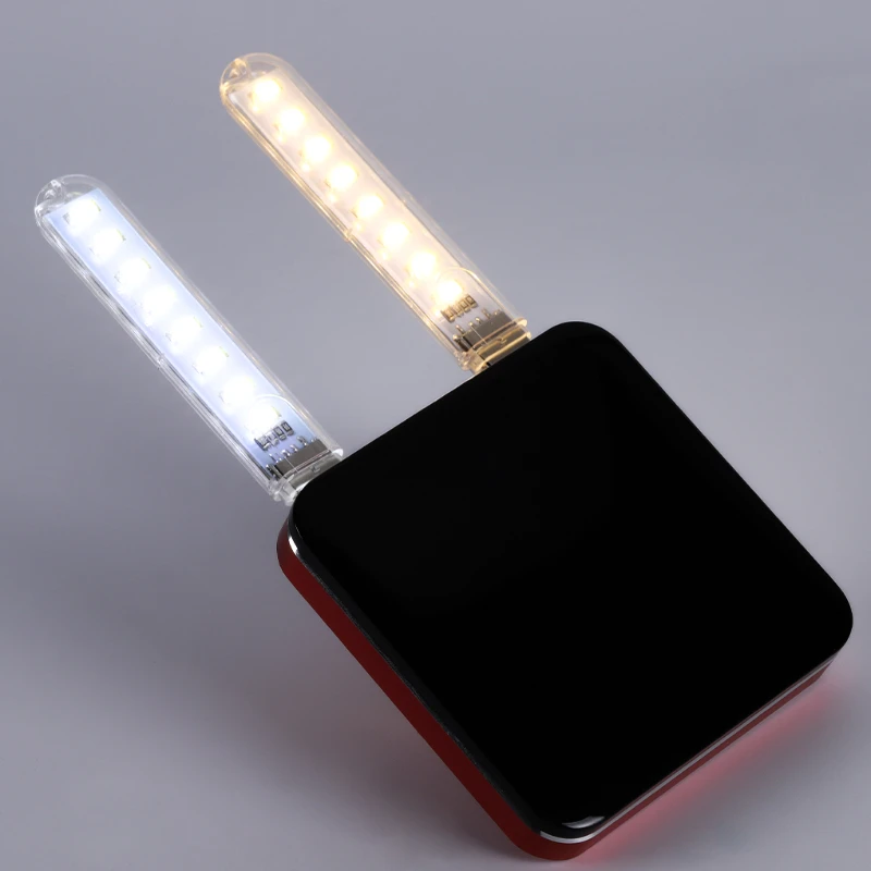 

Mini Usb Led Light Reading Night Lamp Portable Book Lamp 3-24LEDS Flashlight Power Bank Laptop Camping Reading Lightiing