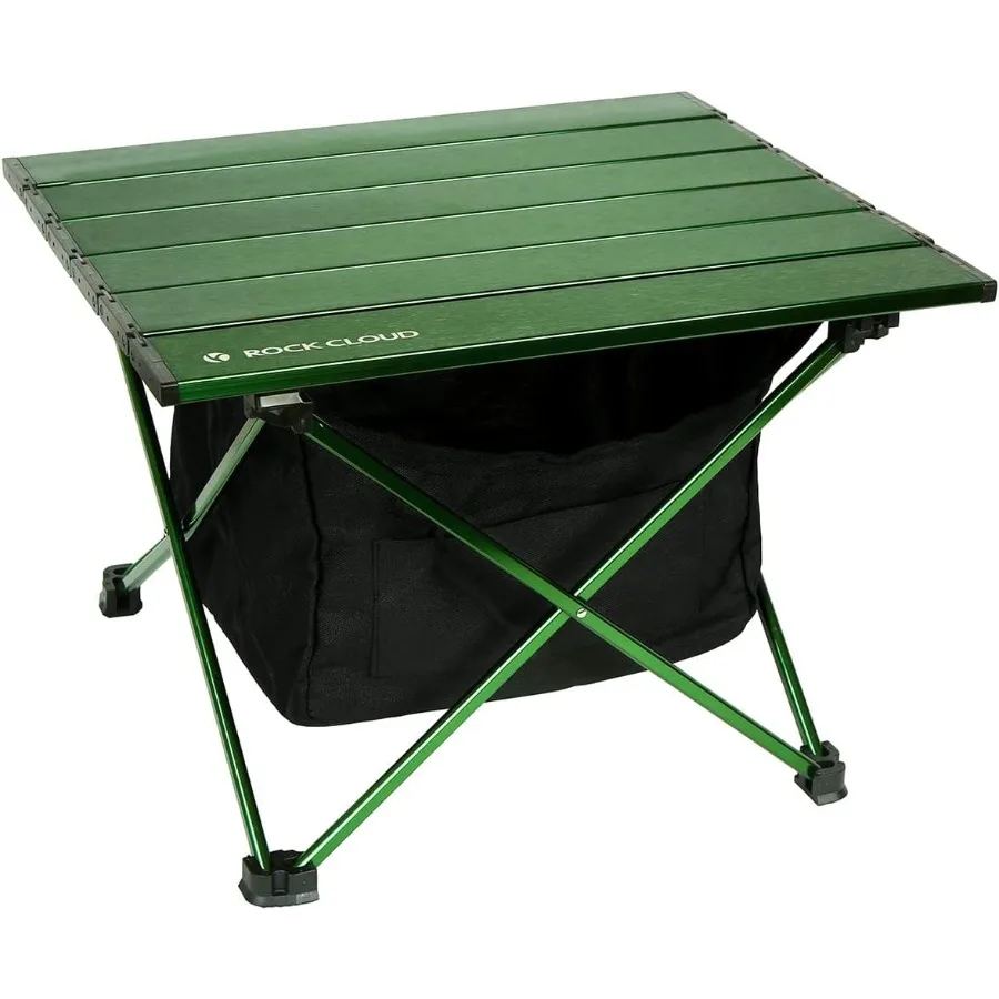 

Сверхлегкий алюминиевый портативный походный столик со встроенной сумкой для хранения для приключений на свежем воздухе: компактный складной пляжный столик Идеально подходит для