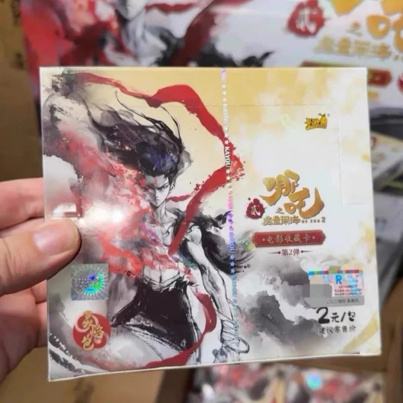

In Stock Kayou Nezha Cards Devil Boy Conquers The Dragon King Movie Series Lingyan Pack Se Autographed Card Collector'S Cards