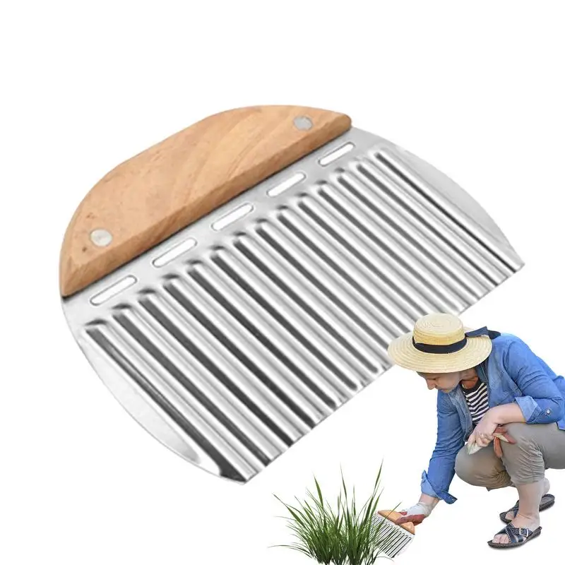 Crevice And Sidewalk Cracks Weeder Manual Crevice Weeding Tool Large Wavy Blade For Cleaning Paving Joints Sidewalk Patio Stone