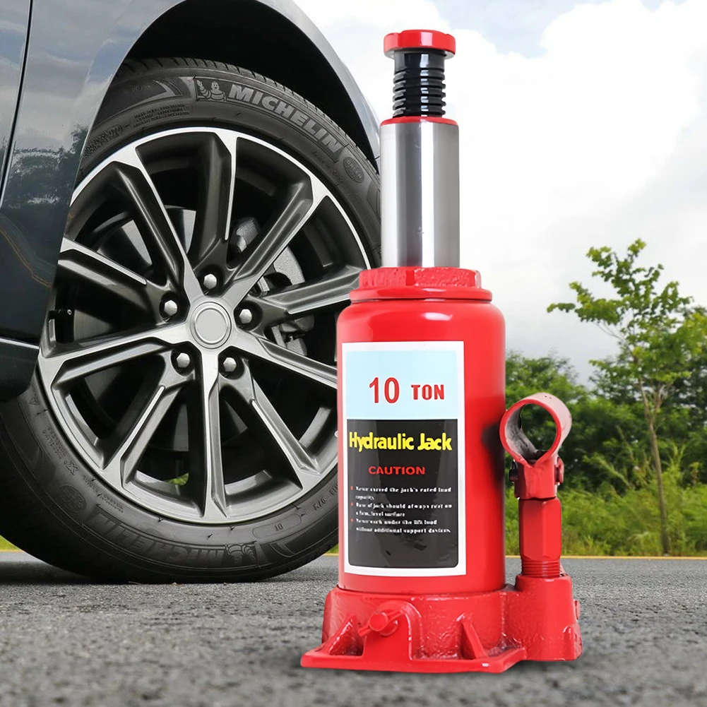 2/5/10 Ton Welded Hydraulic Car Bottle Jack Jack Pad Car Lift Stand Welded Bottle Jack for Auto Repairing