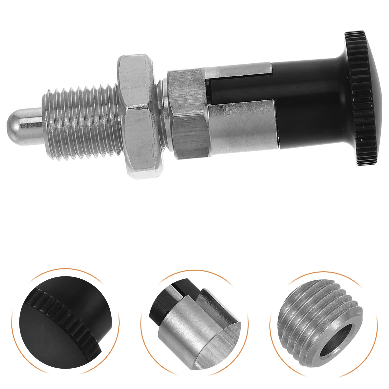 Ball Head Spring Lock Pin Pull Knob Latch Flange Type Flanged Plunger Metalworking Plungers Locking Loaded Card for Dents