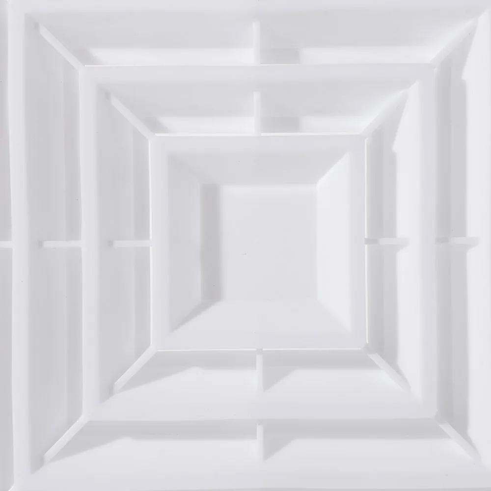 New Plastic Air Vent Grille White With Flaps Ventilation Cover Square Silent Operation Duct Heating Vents Toilet