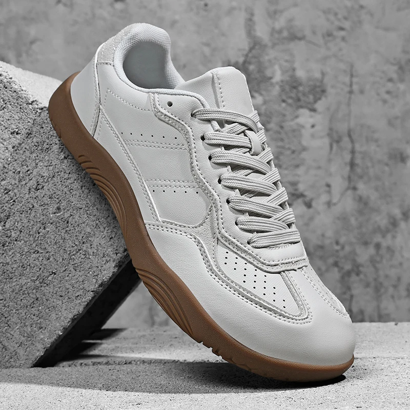 

New Large Size Couple Casual Shoes All-Match Retro German Trainers Fashion Wide Head Shoes A-gan Board Shoes For Men Women