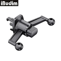 17mm Dual Ball Head Base for Car Mobile Phone Stand Air Outlets Clip Mount Universal Car Air Vent Cellphone Bracket Accessories