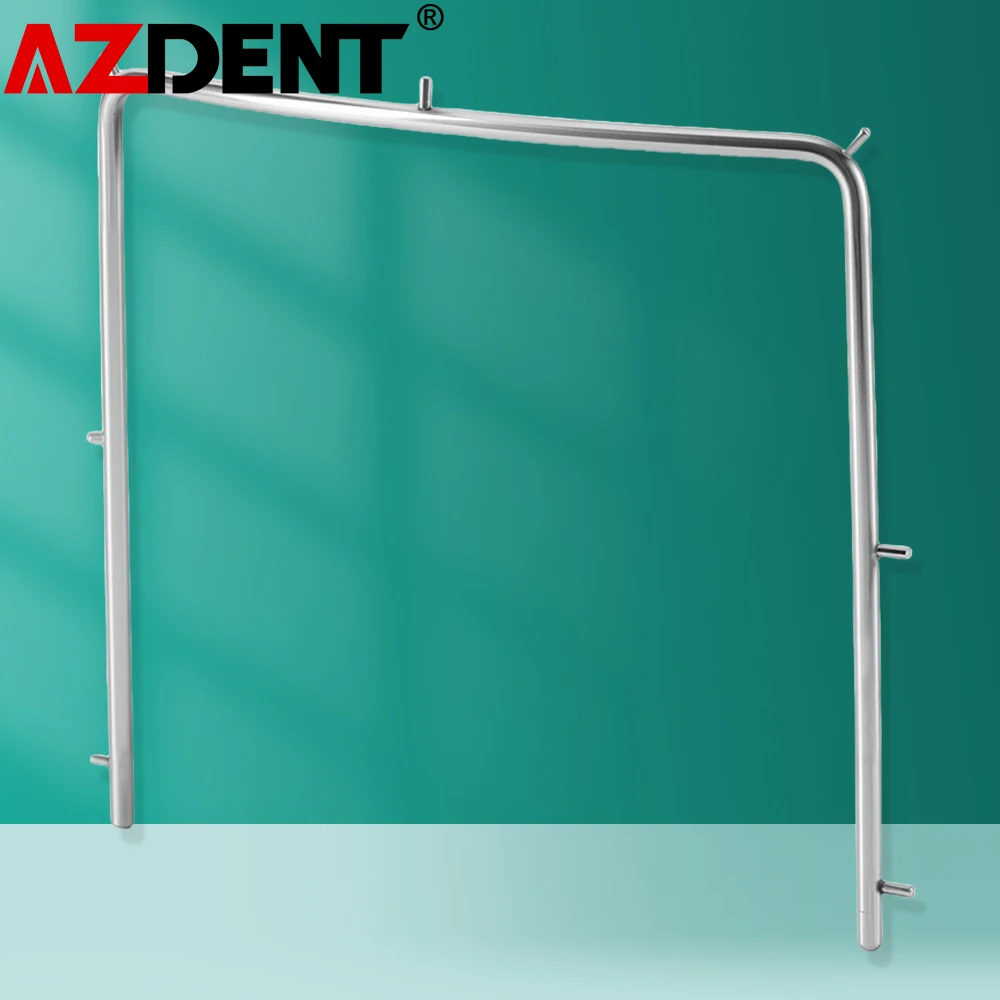 

1 Pc Azdent Dental Rubber Dam Frame Holder Surgical Clamps Materials Autoclave Stainless Steel Dentistry Instruments Tools