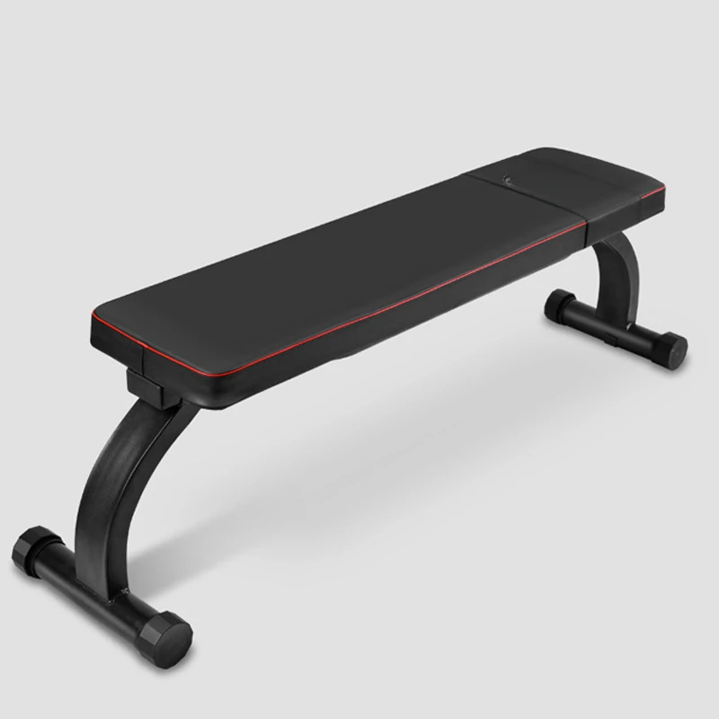 Commercial flat stool folding dumbbell stool professional training stool home fitness bench press indoor