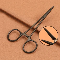 Cosmetic plastic surgery instrument 12.5cm stainless steel porcelain black handle needle holder needle holder double eyelid tool