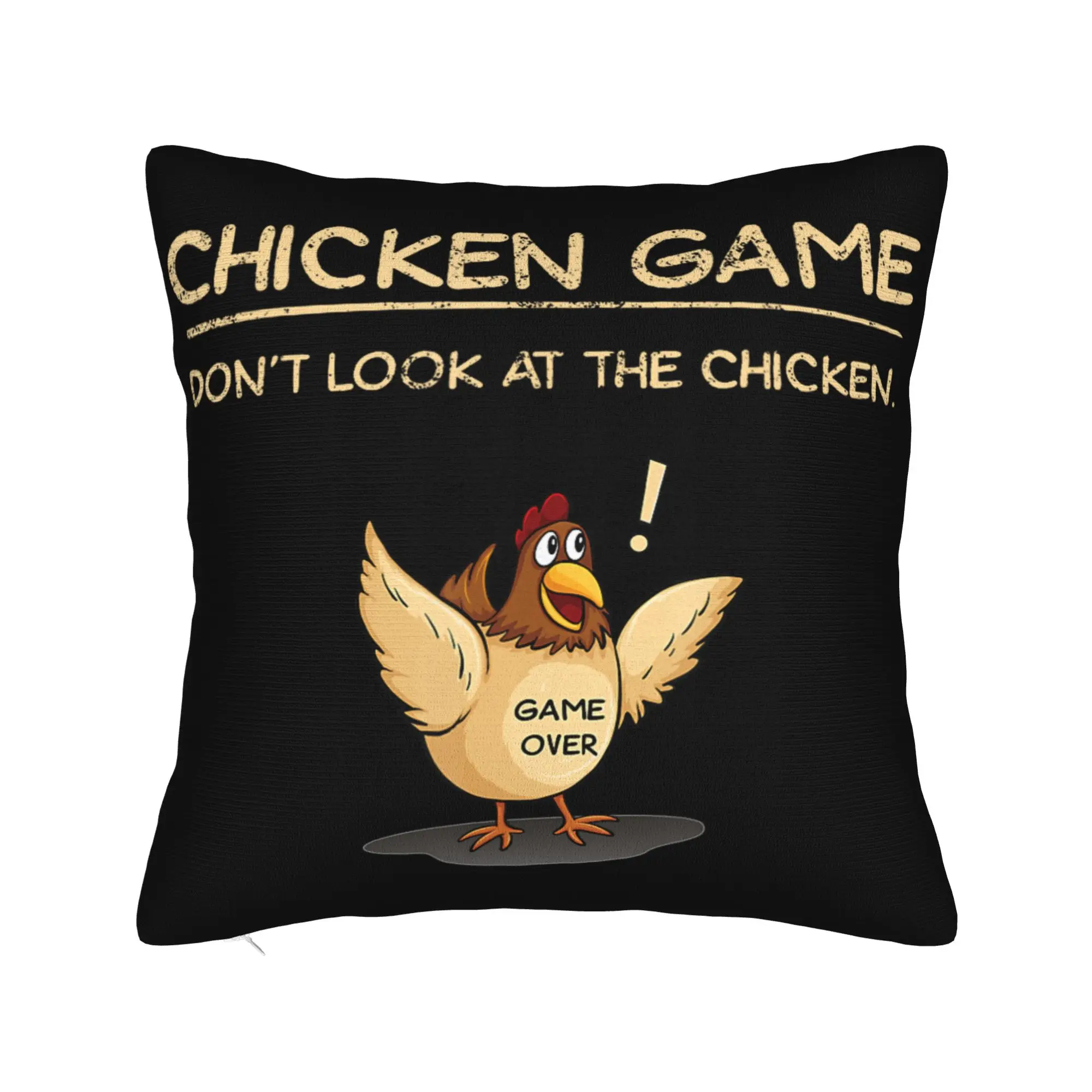 Chicken Game Dont Look At The Chicken Pillow Covers Merch Printed Cushion Cover Decorative  Pillow Case Cover Home Multi-Size